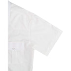 Mens Western Cowboy Pearl Snap Short Sleeve Casual Two Pockets Work Solid Derss Button Up Wrinkle Free Shirts