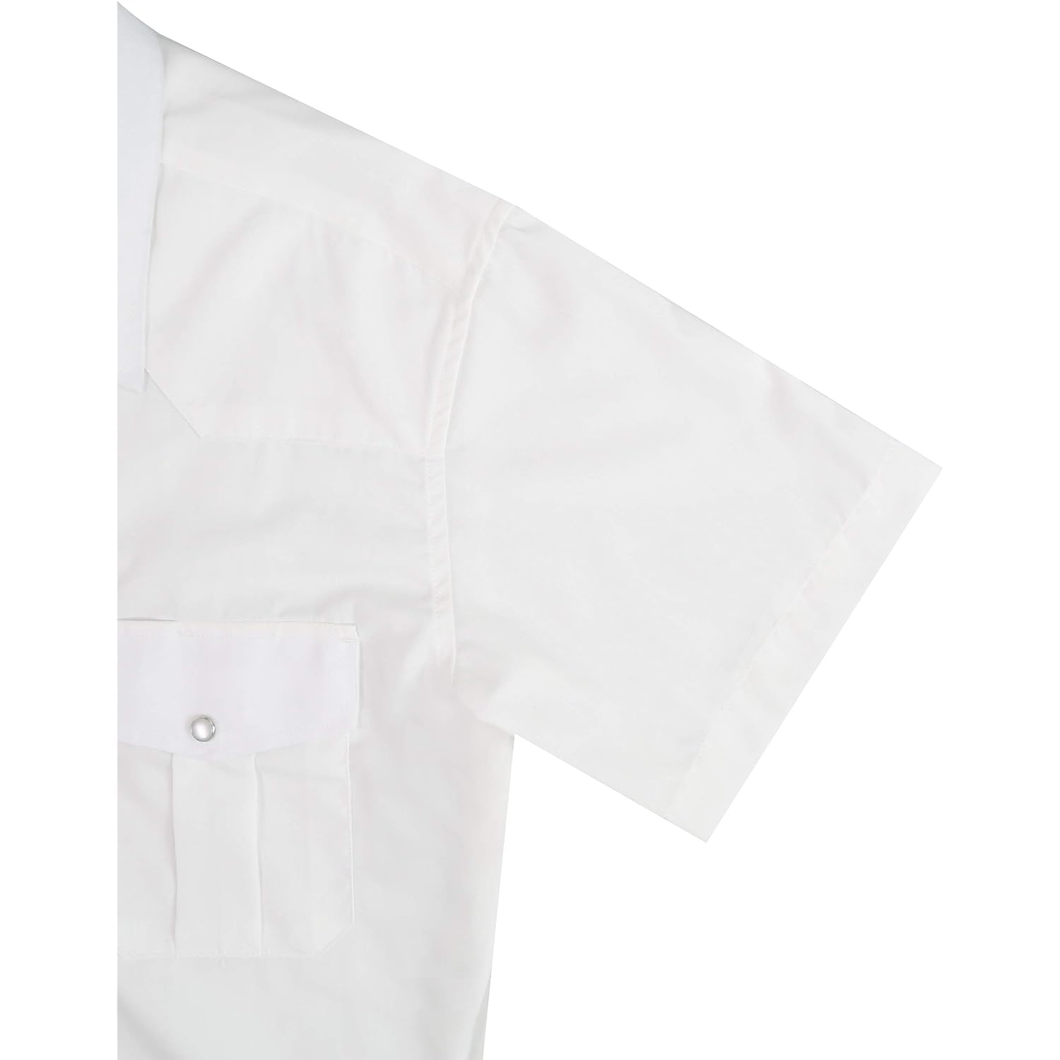 Mens Western Cowboy Pearl Snap Short Sleeve Casual Two Pockets Work Solid Derss Button Up Wrinkle Free Shirts