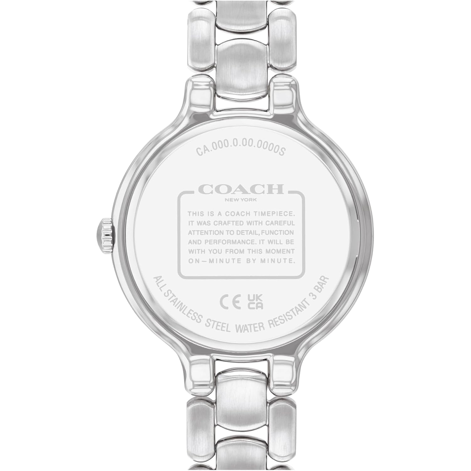 Coach Chelsea Women'S 2H Quartz Watch - 36Mm Stainless Steel Bracelet - Crystal-Set Bezel With Floral Design - Premium Fashion Timepiece - Gift For Her