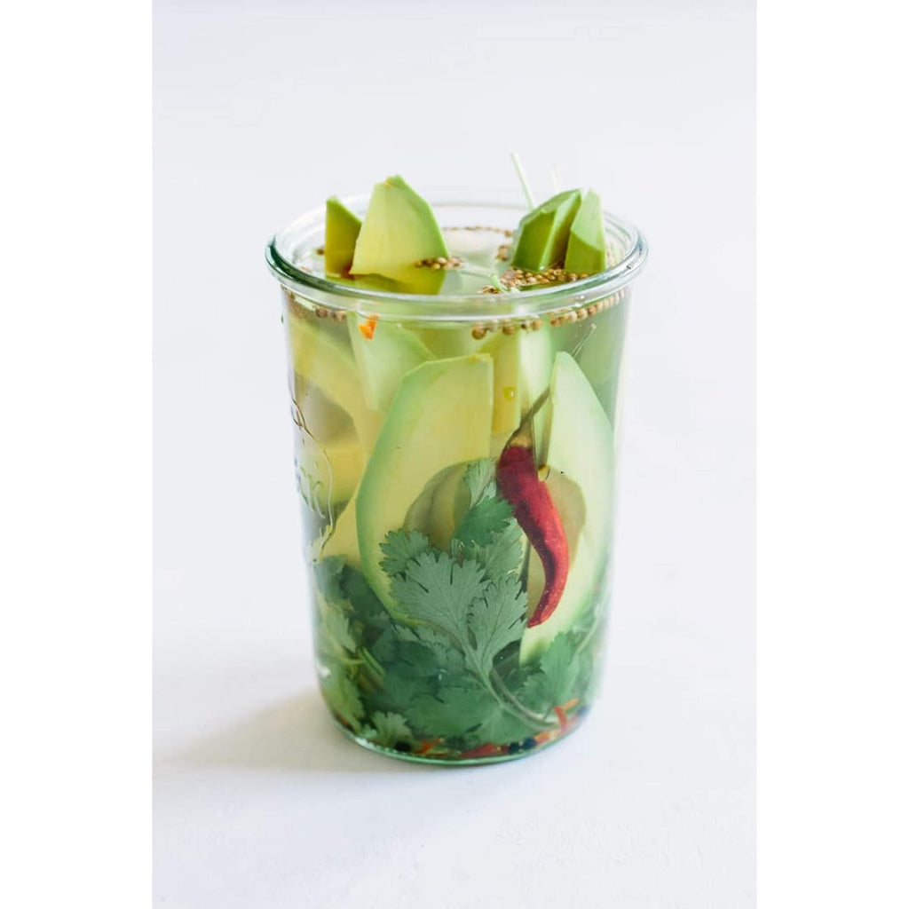 WECK Canning Jars 742 Mold Jars made of Transparent Glass - Eco-Friendly Canning Jar - Storage for Food, Yogurt with Air Tight Seal and Lid - 1/2 Liter Tall Jar Set - (2 Jars)