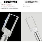 2-in-1 Watermelon Slicer & Fork – Stainless Steel Fruit Cutter Tool for Watermelon, Mango, Pitaya – Portable for Camping, Picnics, Home, Parties – Effortless Cubes & No Mess