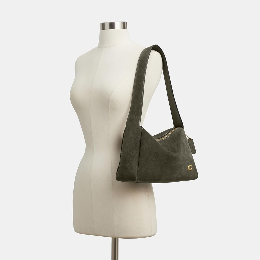 COACH Women's Suede Lola Shoulder Bag