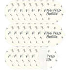 20 Pack Flea Trap Refill Discs Replacement Glue Boards, 7.1" Sticky Pads For Most Models Flea Bed Bug Traps For Inside Your Home