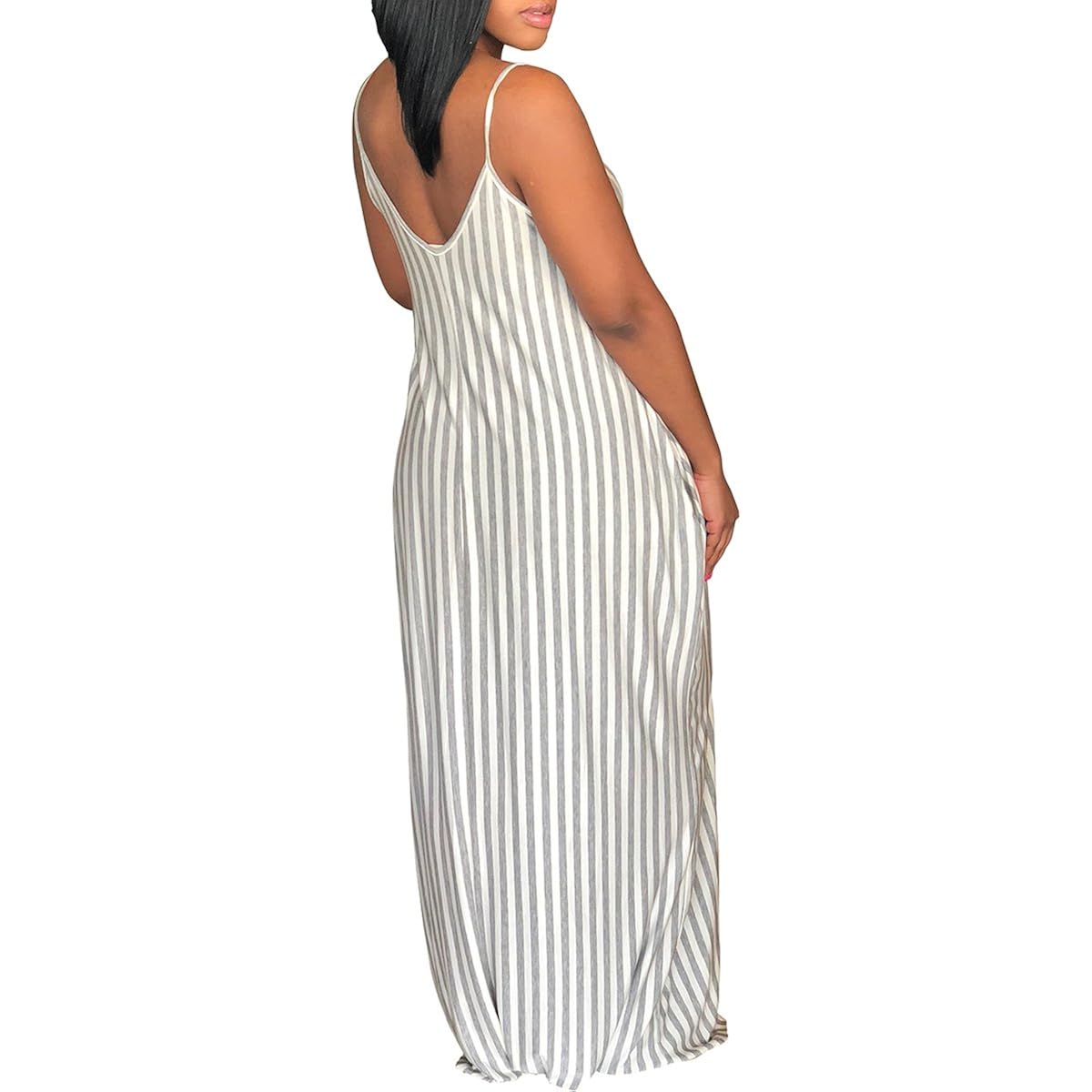 Shekiss 2026 Women'S Casual Summer Floral Long Maxi Dresses Floor Length Sleeveless Plus Size Sundresses