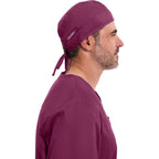 Cherokee Men And Women Scrub Cap With Adjustable Elastic Tie-Back Lightweight, Breathable No-Slip Unisex Surgical Cap - 2506