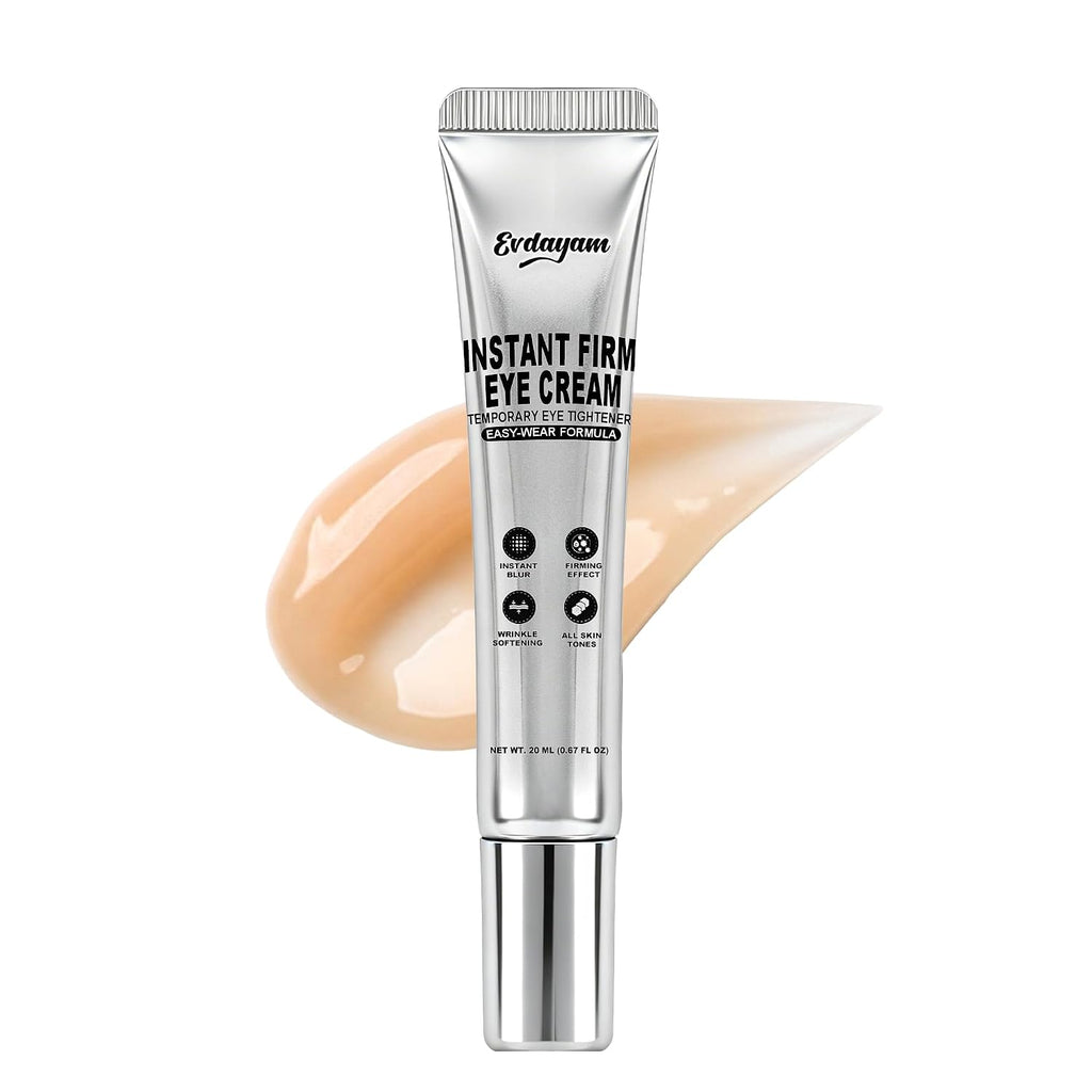 Instant Eye Tightener Cream – Anti Aging Eye Treatment For Eye Bags & Wrinkles – Instant Face Lift Effect For Under Eye Puffiness, Fine Lines & Tired Eyes – 5-Minute Firming Formula – 15Ml