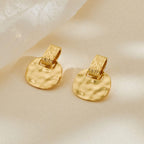 MUYAN Gold Clip On Drop Earrings for Women Non Piercing Dangle Earrings Fashion Jewelry