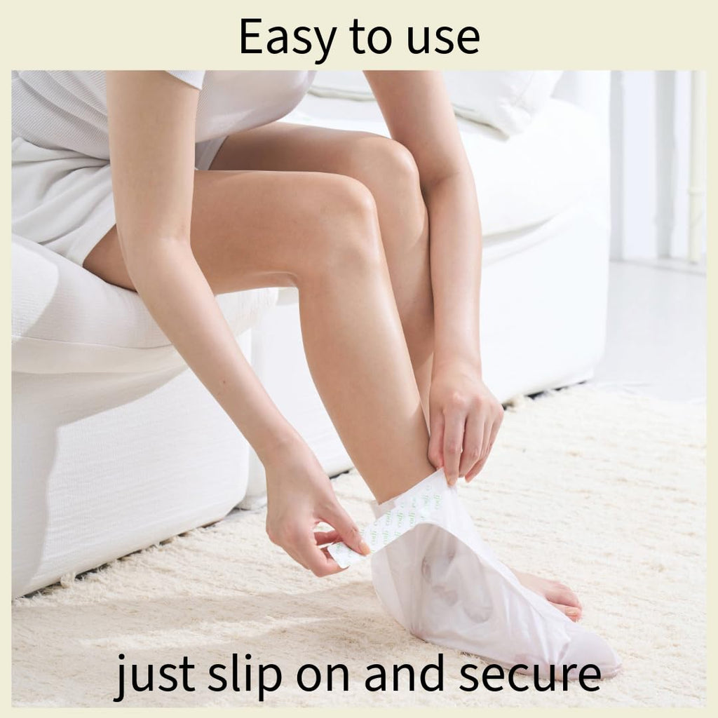 Relaxing Aroma Foot Mask, Home Spa Moisturizing Pedicure Socks, 6 Pairs, For Dry Cracked Heel, Hydrating Foot Treatment, Made in Korea (Lavender)
