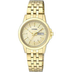 Citizen Quartz Womens Watch, Stainless Steel, Classic, Gold-Tone (Model: Eq0603-59P)