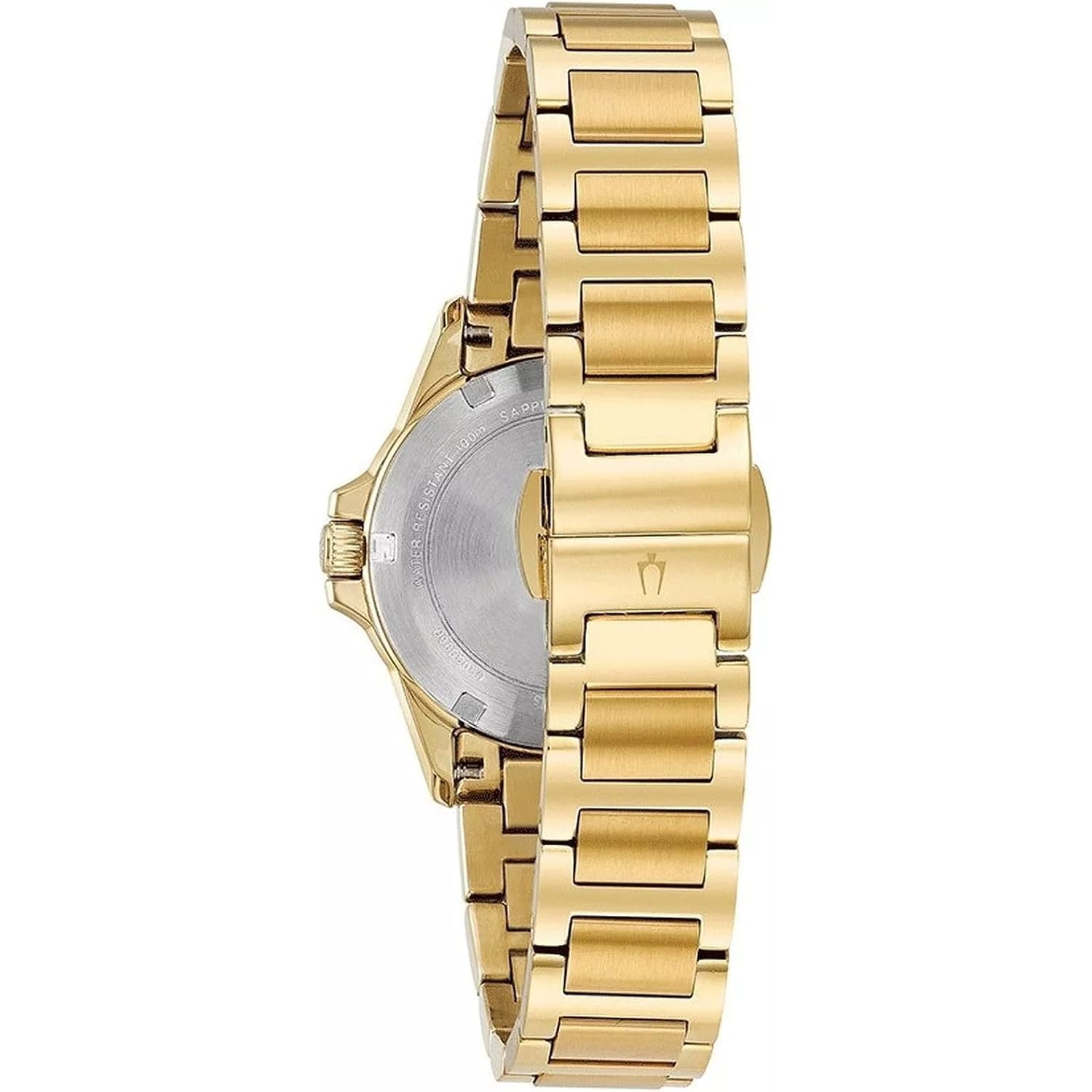 Bulova Ladies' Marine Star 'Series L' 3-Hand Day Date Quartz Diamond Watch, Sapphire Crystal, 100M Water Resistant, Mother-Of-Pearl Dial, 34Mm