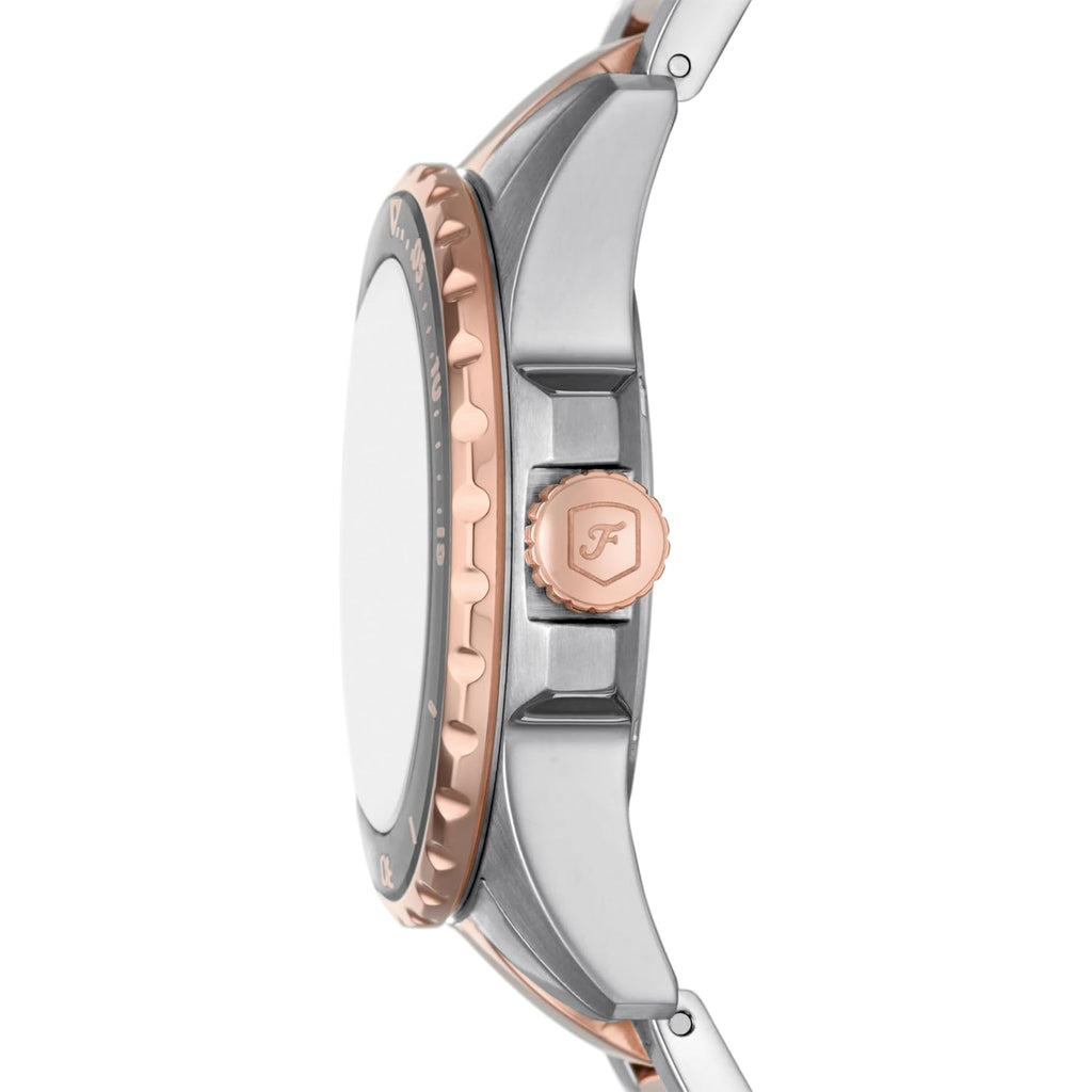 Fossil Women'S Blue Dive Quartz Stainless Steel Three-Hand Watch