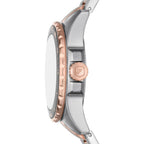 Fossil Women'S Blue Dive Quartz Stainless Steel Three-Hand Watch