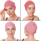 100% Cotton Skull Caps Beanie Sleeping Hats For Men Women | Lightweight, Soft & Breathable Skully Head Cover, Helmet Liner For Cycling & Running, Wicking Cpap Chemo Bald Nightcap