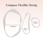 Kitsch Hair Ties No Damage For Kids, Teens And Women - Rubber Bands For Hair Styling | No Snag Hair Elastics | Daily Hair Accessories - 500Pcs (Clear)