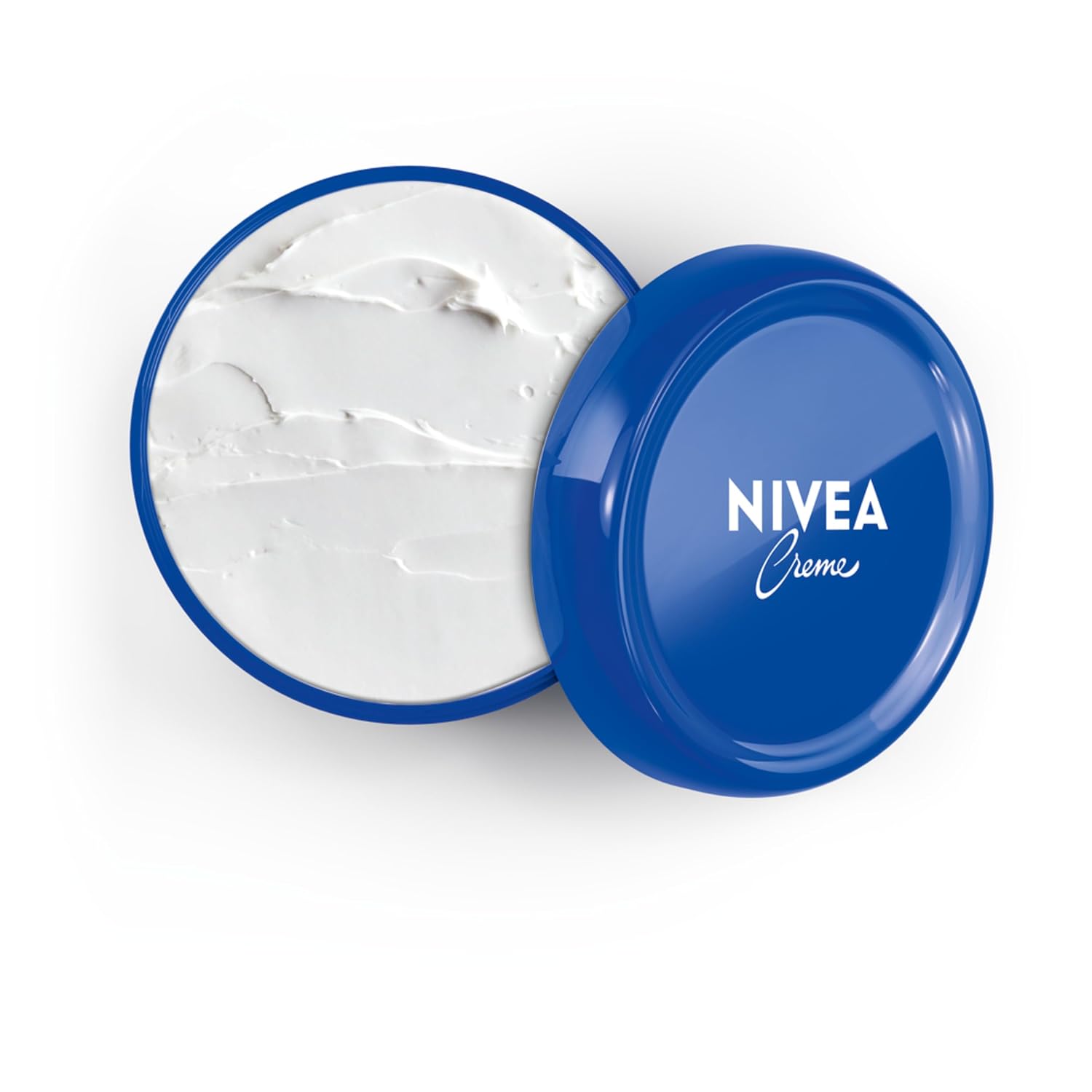 Nivea Creme Face, Hand And Body Moisturizer Cream, Rich Body Cream For Dry Skin With Provitamin B5, Fast-Absorbing And Non-Comedogenic, For Daily Use On All Skin Types, 16 Oz Jar