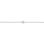 Kooljewelry Womens Classic Rope Chain - 14k White Gold Barely-There Necklace Thin Lightweight