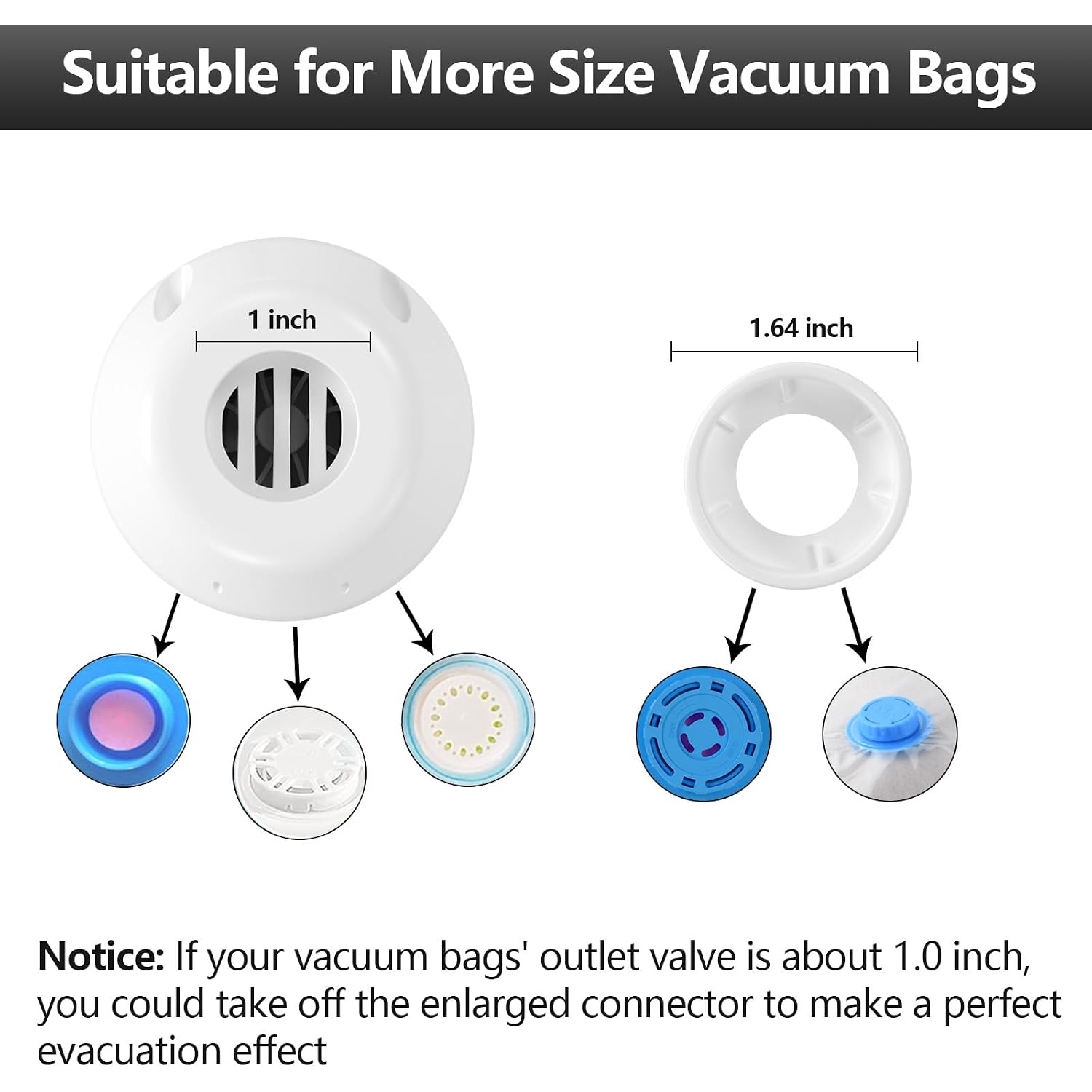 Electric Pump For Vacuum Storage Bags Travel Vacuum Pump For Various Vacuum Seal Bags Portable Vacpack Air Pump For Compression Clothing Blanket Luggage White(Storage Bag Not Included)