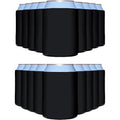 Partyprints 25 Pack Black Blank Can Cooler Sleeves, Customizable Bulk Insulated Foam For Beer, Collapsible Plain Drink Holder, Cold Soda Insulator, 12Oz Regular, 16Oz Tall Cans