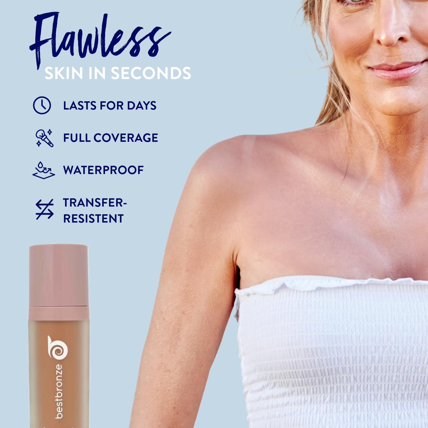 B BESTBRONZE Body Makeup Concealer, Waterproof Tattoo Cover Up & Full Coverage Body Foundation for Legs, Scars & Varicose Veins, 3.4 Fl Oz (Pack of 1) – N4 Very Fair Beige Neutral