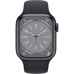 Apple Watch Series 8 [Gps, 41Mm] - Midnight Aluminum Case With Midnight Sport Band, S/M (Renewed) | S/M Size, Renewed