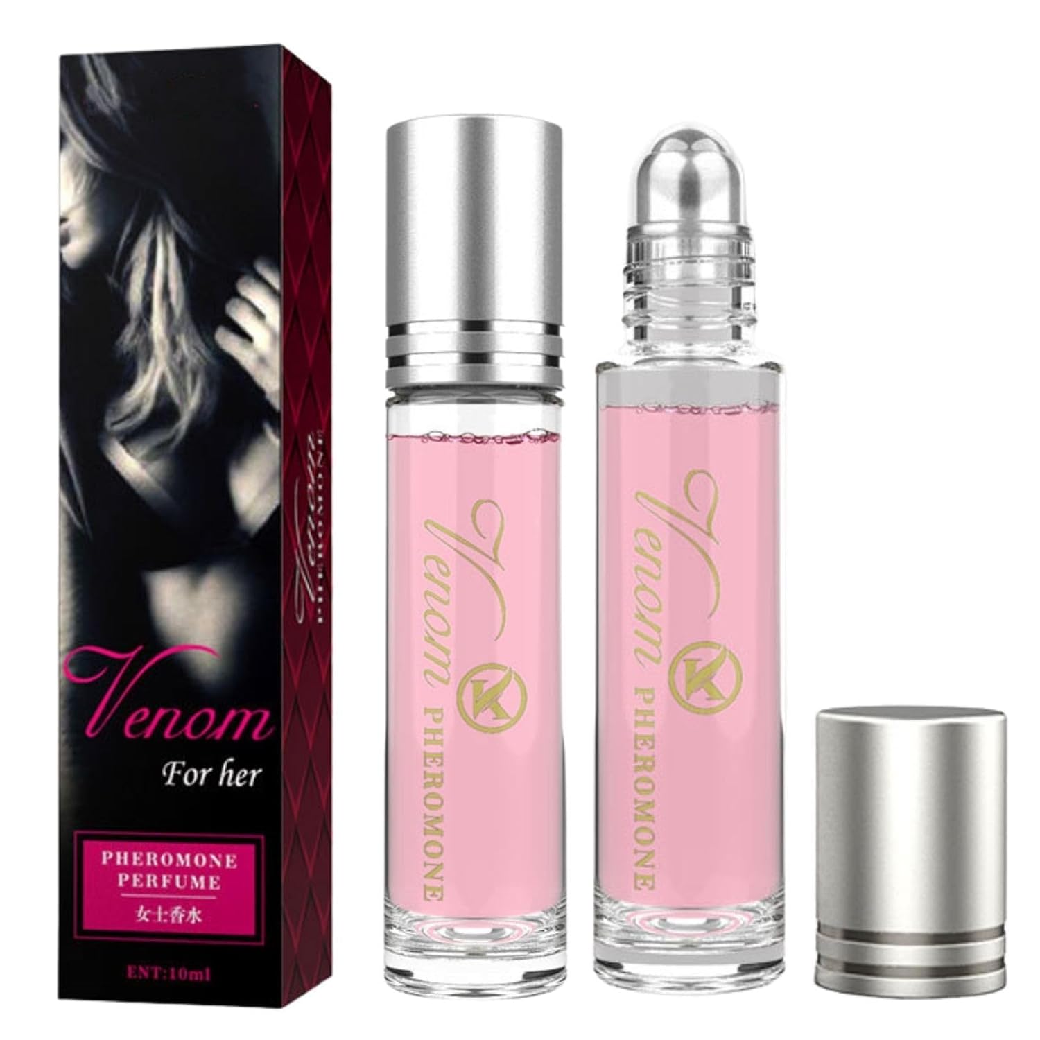 2Pcs Phero Perfume, Pheromones Perfumes for Women, Women's Fragrances Phero Oil