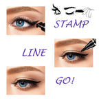 Imethod Eyeliner Stamp 2 Pens Winged Eyeliner Stamp, Perfect Wing Cat Eye Stamp, Long Lasting Liquid Eye Liner, Waterproof & Smudgeproof Makeup