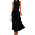 Btfbm Summer Maxi Dresses For Women 2026 Spring Sleeveless Casual Ruched High Waisted Long Sundress Flowy Beach Dress