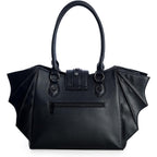Women'S Gothic Annabelle Bat Handbag Winged Crossbody Purse Black Shoulder Bag