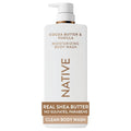 Native Cocoa Butter & Vanilla Scent 24-Hour Moisturizing Bodywash For Women & Men, Clean & Gentle, For Dry Or Sensitive Skin, Keeps Skin Healthy & Smooth, Free Of Sulfates, Cruelty-Free, 22 Oz