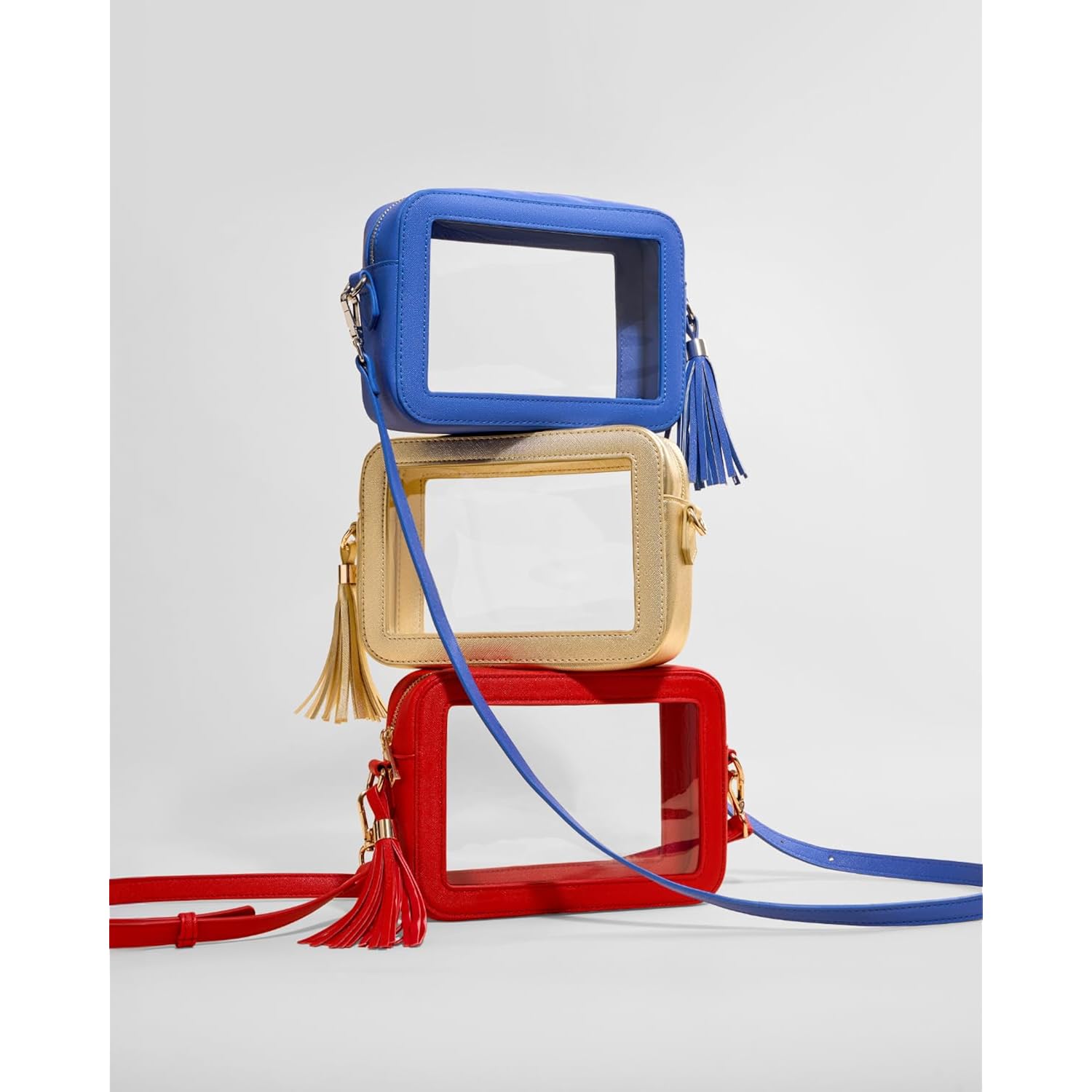 Clear Bag For Stadium Events, Clear Purse Stadium Approved Crossbody Bag For Concerts Sports Festivals Events Women