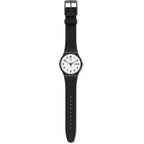 Swatch New Gent Biosourced Unisex Watch Casual Polymer Black Quartz Waterproof Twice Again
