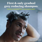 Just For Men Control Gx Grey Reducing Shampoo, Gradual Hair Color With Keratin For Stronger Thicker And Healthier Looking Hair, 4 Fl Oz - Pack Of 1