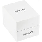 Nine West Women'S Crystal Accented Bracelet Watch