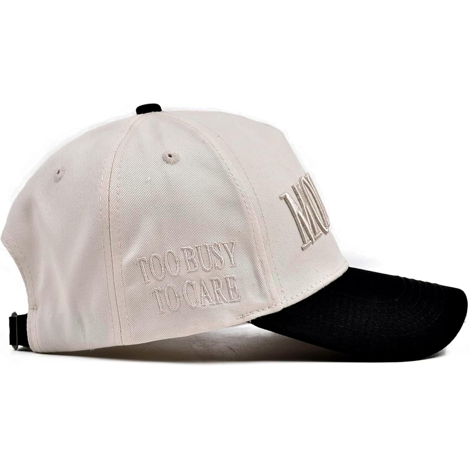 Mommin Trucker Hats Women, Embroidered Baseball Mom Essentials Womens Trucker Hat Gift for Mom Mothers Day Black Khaki