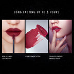 Nebula Velvet Lip Cream, 09 Helion Deep Berry Red Color, Velvet Matte Finish, Lightweight Non-Drying Soft Cream Texture, Blurs Lip Lines, High Pigment Transfer-Proof Long-Lasting Lip Tint