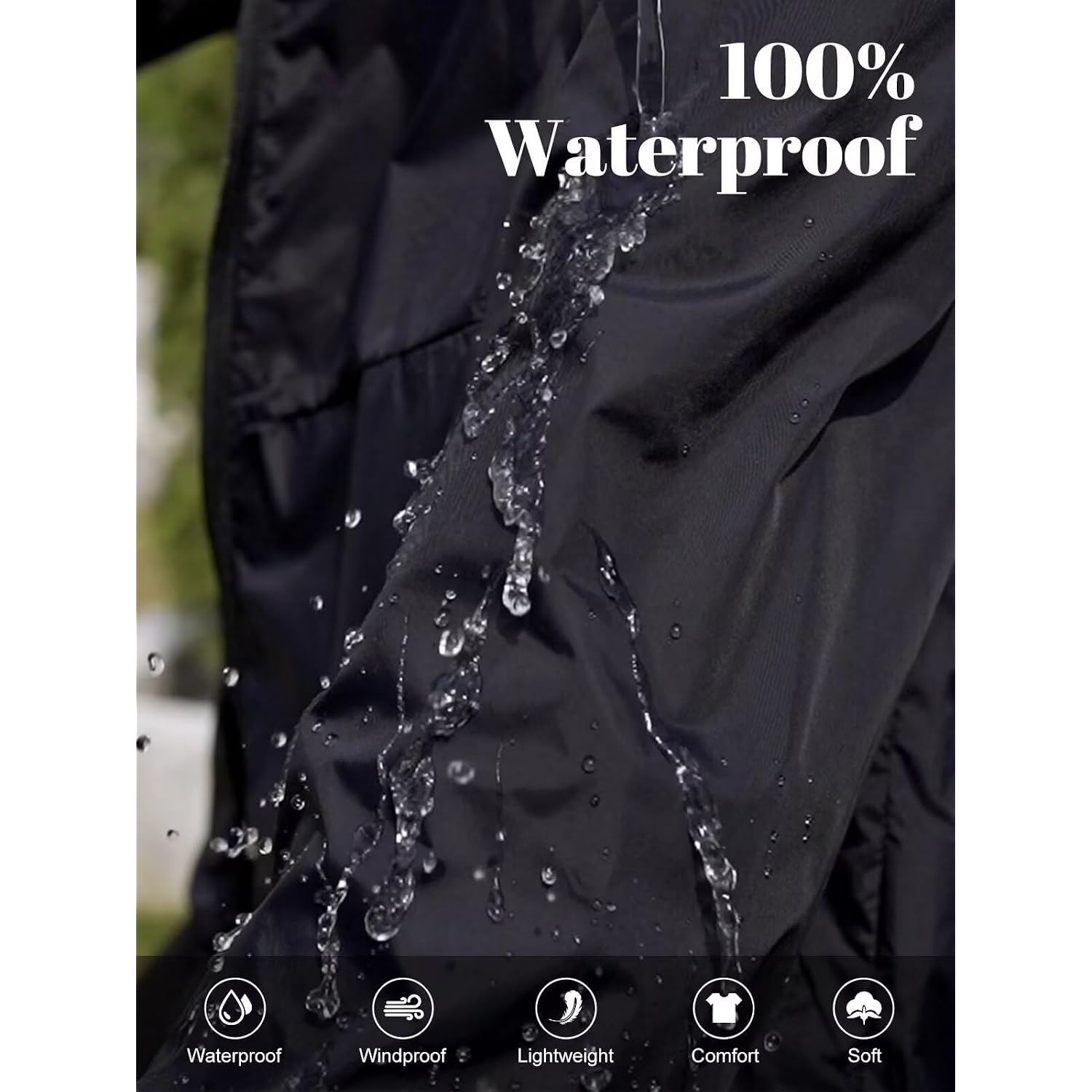 Light Weight Rain Jacket Women Waterproof Windbreaker Travel Rain Coats For Women Packable S-Xxl