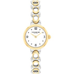 Coach Iris Women’S Quartz Analog Watch - Bracelet With Signature Design, Classic Round Case, Modern Minimalist Timepiece - Gift For Her 22.5M