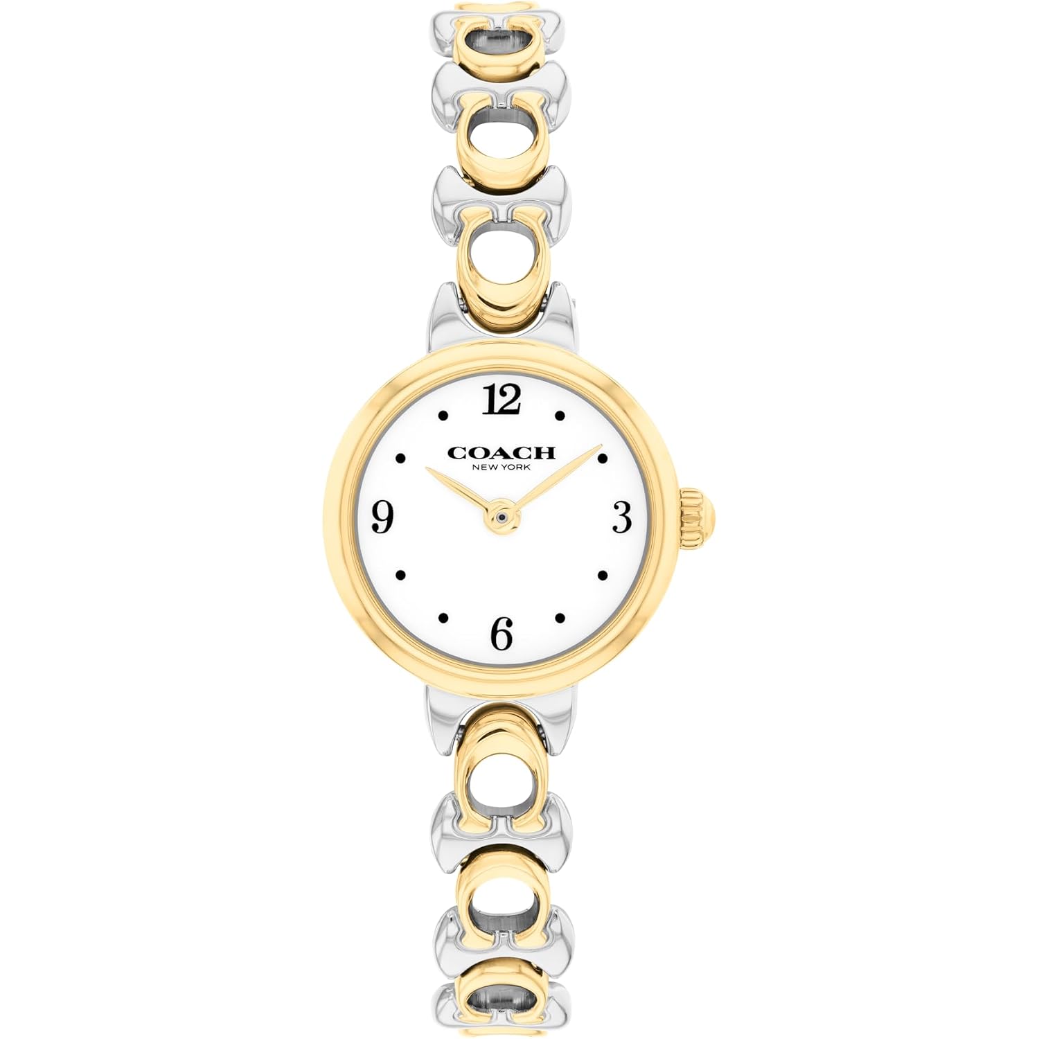 Coach Iris Women’S Quartz Analog Watch - Bracelet With Signature Design, Classic Round Case, Modern Minimalist Timepiece - Gift For Her 22.5M