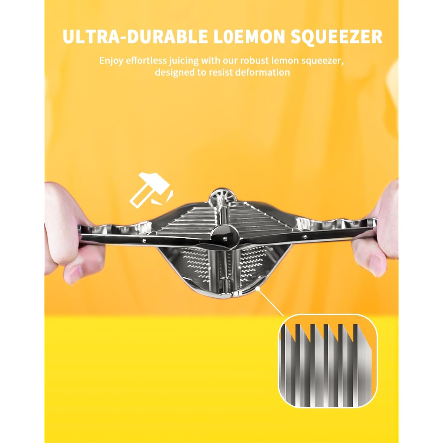 Lemon Squeezer, Stainless Steel Lemon Juicer, Manual Juicer For Lemon Citrus Lime Orange, Handheld Citrus Squeezer