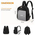 Lovevook Mini Backpack Purse For Women, Small Puffer Lightweight Backpack, Casual Daily Daypack Purse For Women, Back Pack With Anti-Theft Pocket For Travel-Black