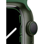 Apple Watch Series 7 (Gps, 45Mm) Green Aluminum Case With Clover Sport Band, Regular (Renewed)