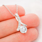 NOREGRET Gift to My Boyfriends Mom Necklace 925 Sterling Silver Necklace Gifts for Boyfriends Mom Mothers Day Gift Birthday Gifts