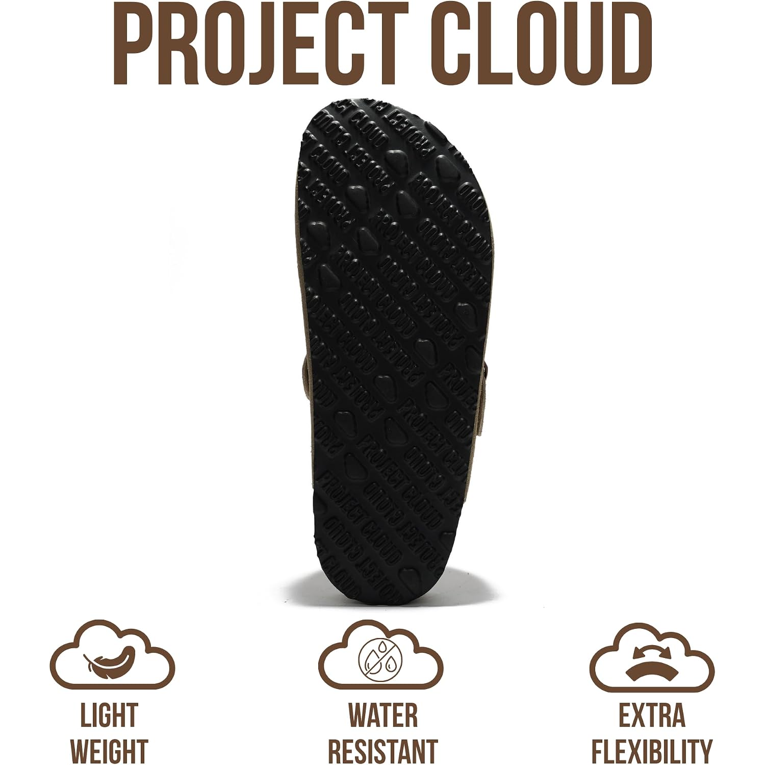 Project Cloud 100% Genuine Leather Footbed Clogs For Women - Memory Foam Arch Support Slippers For Women - Trendy Slip-Ons Women'S Mules & Clogs Sandals