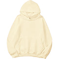 Hocandy Womens Oversized Hoodies Sweatshirt Basic Solid Long Raglan Sleeves Loose Fleece Hooded Pullover With Kangaroo Pocket