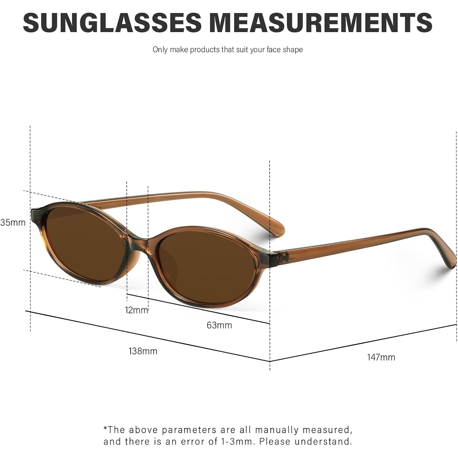 Retro Oval Sunglasses for Women 90s Design Small Cat Eye Sun Glasses UV Protection Y2k Trendy Narrow Shades Black+leopard+brown