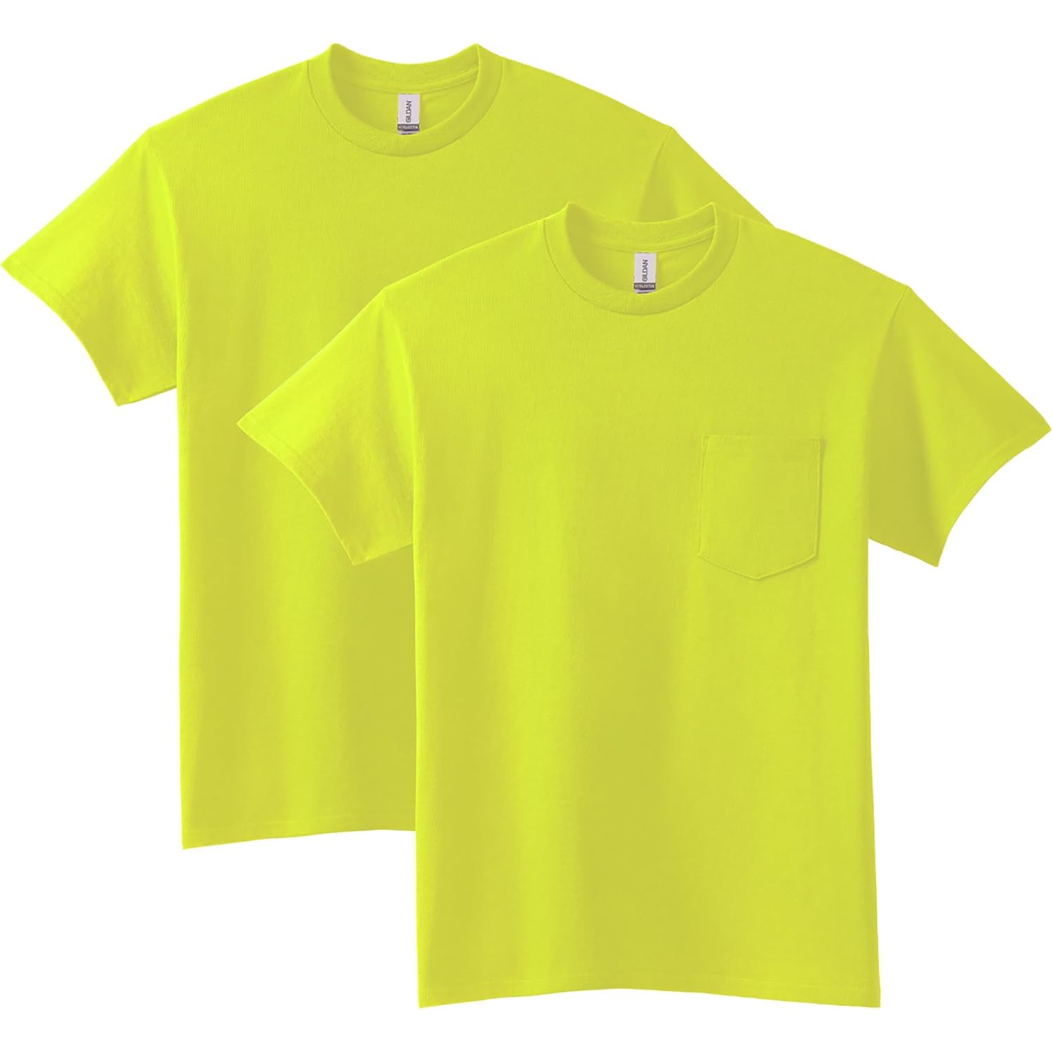 Gildan Adult Ultra Cotton T-Shirt With Pocket, Style G2300, 2-Pack
