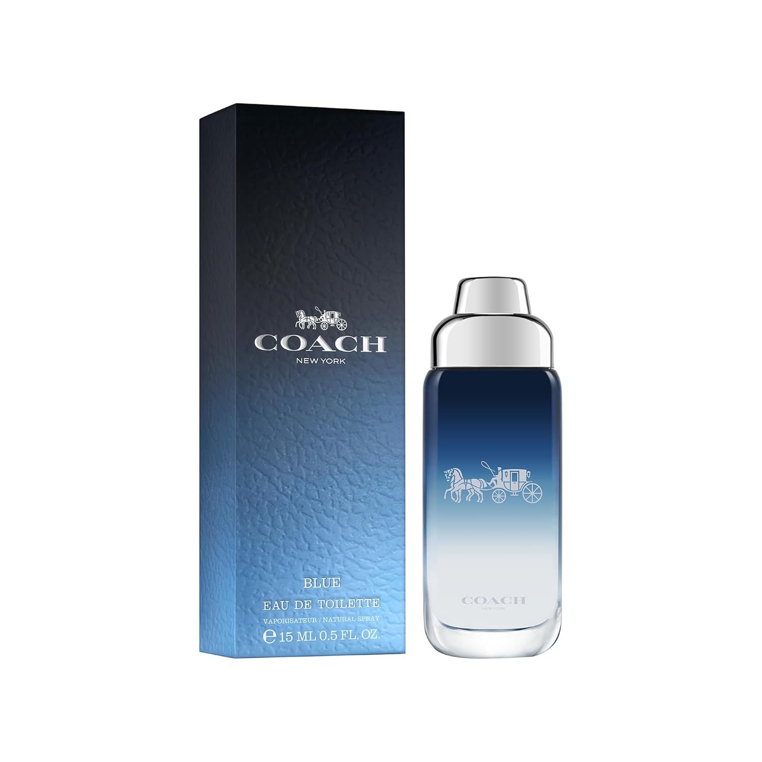 Coach Blue Eau de Toilette - Men's Fragrance - Fougere Watery - With notes of Lime Oil, Ozone Accord & Amber