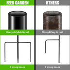 32" Small Shepherd Hooks For Outdoor,Adjustable Decorative Garden Hooks For Solar Lanterns, Hanging Plants, Wind Chimes & Garden Decor, 2 Pack