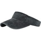 Sport Sun Visor Hats Cotton Ball Caps Empty Top Baseball Sun Cap for Men Women
