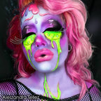 Mehron Makeup Paradise Makeup AQ & Barrier Spray Combo Pack | Before & After Setting Spray 2 fl oz (60 ml) Plus Pro Size Water Activated Face Paint & Body Paint 1.4 oz (40 g) (Purple)